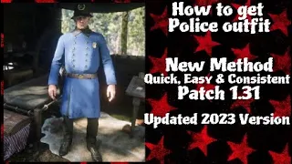 RDR2 | How to get Police outfit | New Method - Quick, Easy & Consistent