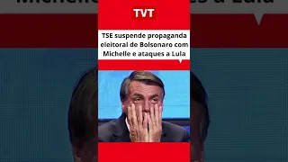 #TSE suspende propaganda eleitoral de #Bolsonaro com a esposa #Michelle e ataques a #Lula #Shorts