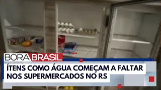 Mercados começam a ficar sem água e comida no RS | Bora Brasil