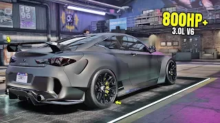 Need for Speed Heat Gameplay - 800HP+ INFINITI Q60S Customization | Max Build