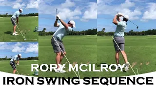 Rory Mcilroy's Iron Swing Sequence-Slow Motion