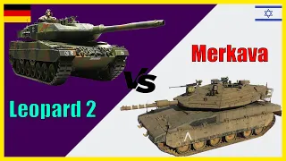 Merkava Mark IV vs leopard 2a6 - Which is better? | Main Battle Tank | TechnoBot