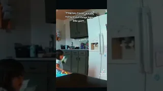 kids imaginary friend caught on camera 🤳📸 paranormal activity