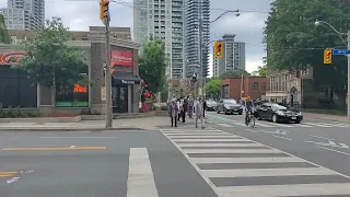 Walking through Maitland street and Jarvis street | Just a beautiful day | Downtown Toronto Canada