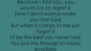 Leona Lewis- The Best You Never Had Lyrics