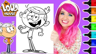 Coloring Lincoln The Loud House Coloring Page | Ohuhu Art Markers