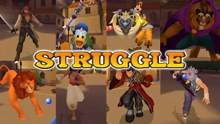 Kingdom Hearts 2 - Entering Every Party Member into the Struggle Tournament