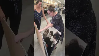 Unboxing Posters from U2, The Beatles & Johnny Cash - Record Store Decor