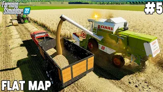 Harvesting Barley, Making Silage Bales - Farming Simulator 22 Timelapse