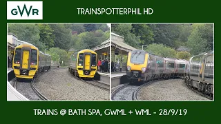 Trains @ Bath Spa, GWML + WML (incl. XC Diverts) - 28/9/19