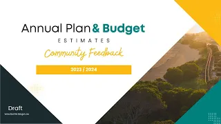 2023-2024 Annual Plan and Budget Estimates - OPEN 📘