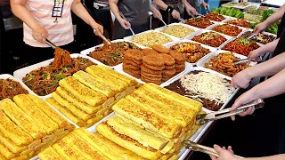Amazing! Only 6 dollars Buffet??? All you can eat! More than 25 special dishes! / Korean street food