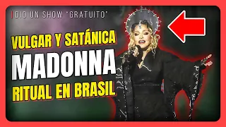 Madonna más SAT4NICA que nunca en Brasil
