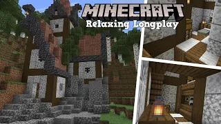 Minecraft Survival, Relaxing Longplay - Cozy Starter House (No commentary) 1.20
