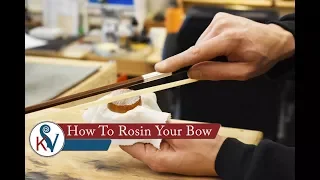 How To Rosin Your Bow/What Is Rosin? | KV