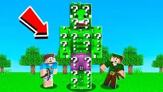 SOBREVIVA AO DESAFIO DO HULK DE LUCKY BLOCK NO MINECRAFT!!