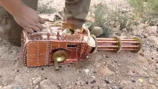 Functional Steampunk Gatling Gun