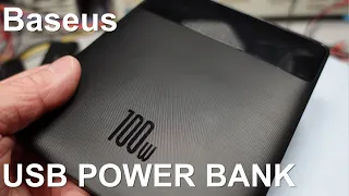 Baseus 100W USB Power Bank Review and Test