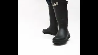 Barbour TEMPEST Mens Rubber Tall Wellington Boots Black | Shuperb™