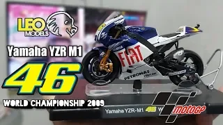 Diecast Leo Models Yamaha YZR-M1 46 World Champion 2009 #motogp #valentinorossi #viral #trending