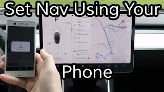 Quick Tip: Set Your Tesla's Nav With Your Phone