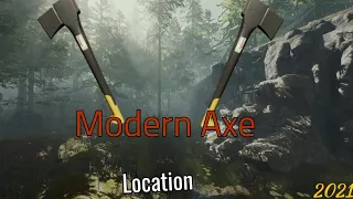 How To Get The Modern Axe in The Forest | *UPDATED* (Easy+Quick)