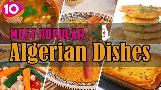 Top 10 Most Popular Algerian Dishes || Algerian Best Street Foods || OnAir24