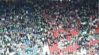 Hibs "fans" leaving just after 5th goal in 2012 Cup Final