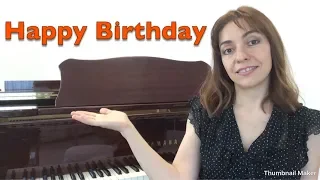 С днем рождения / Happy Birthday - Уроки фортепиано/ HOBBY PIANO