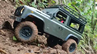 RC LAND ROVER D90/MN99S || OFFROAD RC ROCK CRAWLER 1/12 SCALE