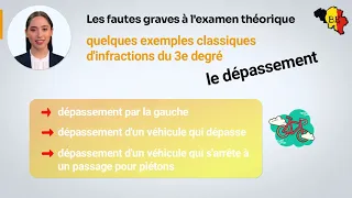 Les fautes graves à l'examen thorique du Permis B en Belgique