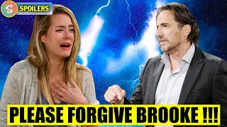 Shocking news, Hope begs Ridge to forgive Brooke, regret of choosing Deacon | B&B Spoilers