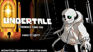 Undertale: Stronger than you Sans fight [FAN ANIMATION]