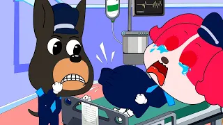 OMG!! Sheriff Papillon is Pregnant But What Happened?! | Sad Story | Labrador Police Animation