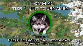 First tier unit tournament: whos the strongest? (part 4)/ Heroes of Might and Magic 4 creature test