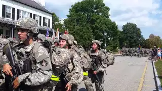 USMA March Back Parade of Class of 2019 New Cadets