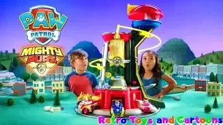 Paw Patrol Mighty Pups Superpaws Mighty Lookout Tower Commercial Retro Toys and Cartoons