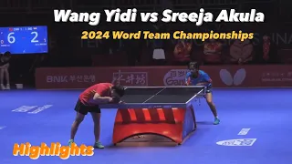 The Power of LONG PIPS! India’s Sreeja Akula 3-0 Shocking Victory Against WORLD NO.3 Wang Yidi! 😱