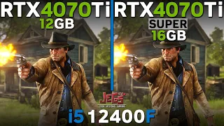 RTX 4070 Ti vs RTX 4070 Ti Super | i5 12400F | Tested in 15 games