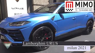 2022 Lamborghini URUS Walkaround MIMO 2021 Milan Duomo