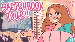 sketchbook tour!! ☆ june - october 2023