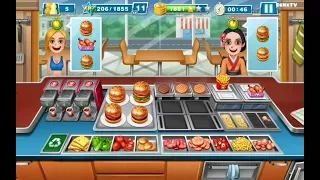 Crazy Cooking Chef - Burger Shop Fast Food Level 40 | Kitchen Queen Fully Upgraded