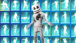 💎ВСЕ ЗВЁЗДНЫЕ ЭМОЦИИ ФОРТНАЙТ💎 ТАНЦУЕТ Marshmello