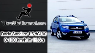 Dacia Sandero Stepway 1.5 dCi 90 acceleration - ThrottleChannel.com