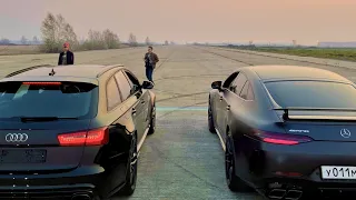 Mercedes-AMG GT63 или Audi RS6 vs Mercedes-AMG E63 S | VW Golf R - Versus