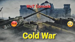 World of Tanks Console Cold War. T-72.Холодная Война быстрая игра 1 раунд.PS5.PS4.XBOX.WoT.