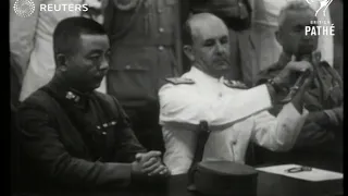 Surrender of Japan at Government House in Hong Kong (1945)