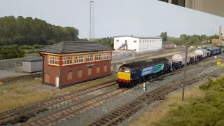 Revolution trains N scale KUA wagons passing through Banbury