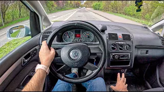 2005 Volkswagen Touran I [1.9 TDI 105hp]|0-100| POV Test Drive #2034 Joe Black