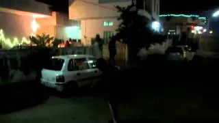 Kishore lights crazy firecrackers in the street- Diwali